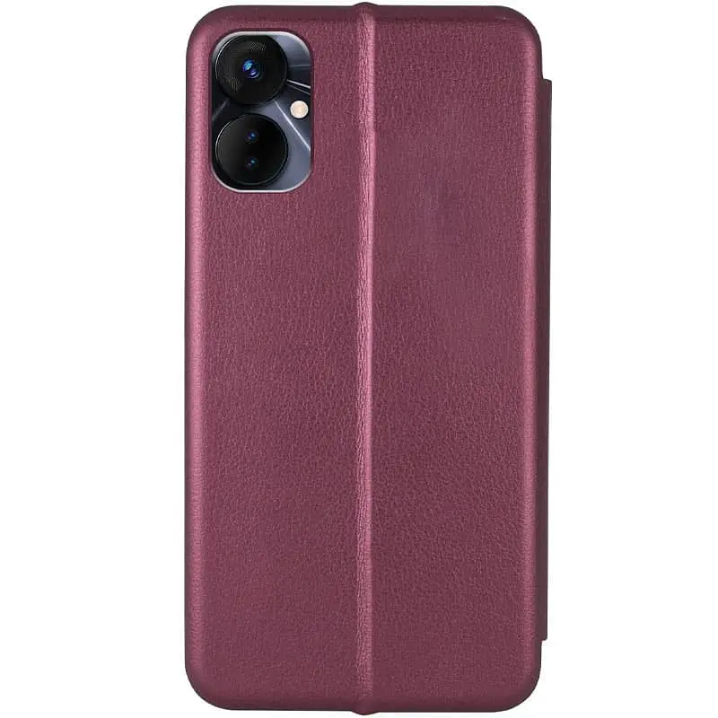 Шкіряний чохол-книжка Classy для TECNO Camon 19 Neo Бордовий - фото 2