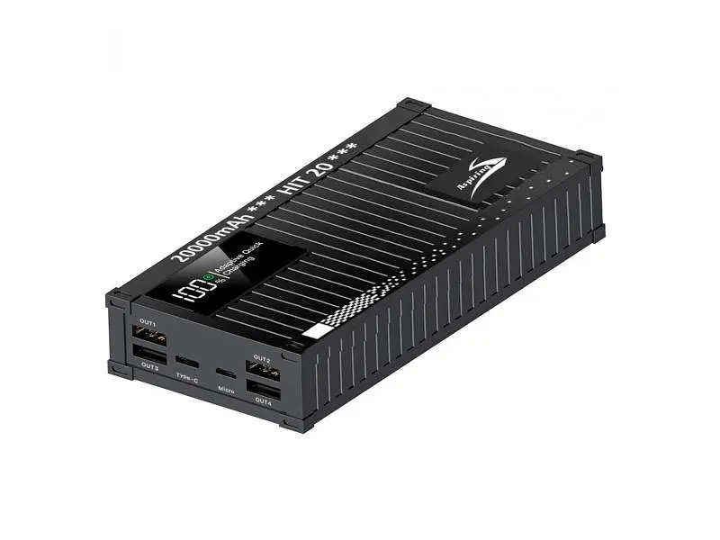 Зовнішній акумулятор (Power Bank) Aspiring Hit 20 20000mAh Black (PPHT.H02) - фото 6