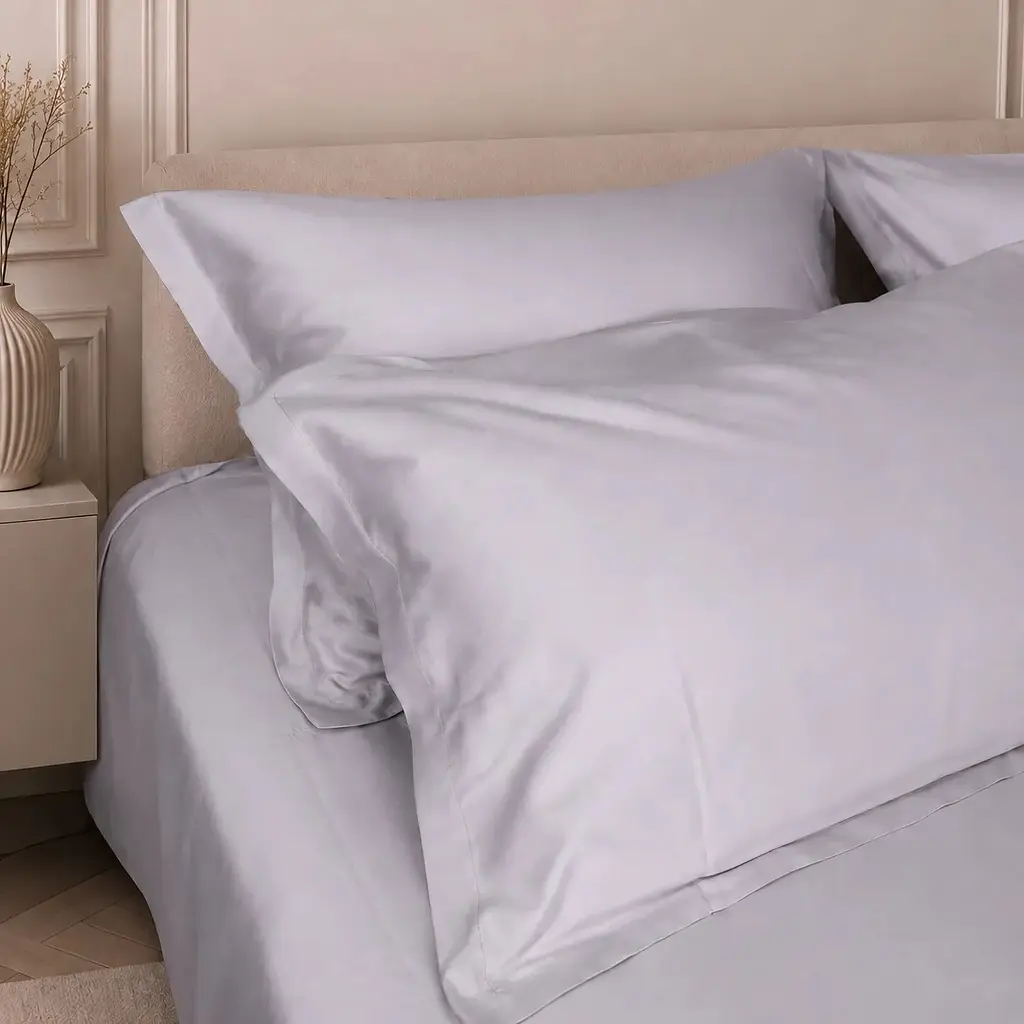 Комплект постільної білизни MirSon Tencel Light Ivory 175х210 см (2200013881735) - фото 5