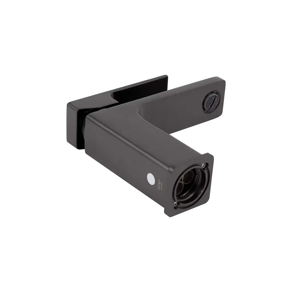Змішувач з гігієнічною лійкою Qtap Gemini QTGEM272GMB45692 Gunmetal Black PVD, Шліфований чорний хром - фото 4