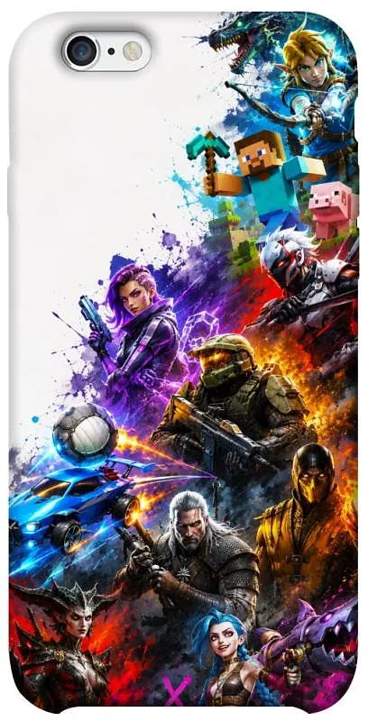 TPU чохол Demsky Gameverse для Apple iPhone 6/6s (4.7")