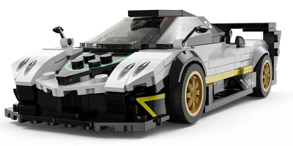 Конструктор детский автомобиль Pagani Zonda R белый RASTAR - фото 5