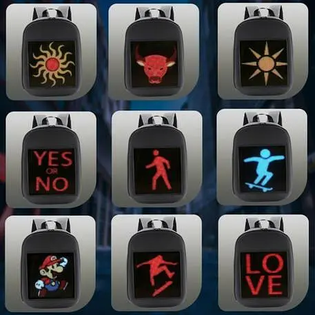 Рюкзак зі світлодіодним екраном 15.6 Led Bag - фото 3