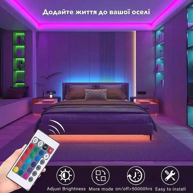 LED-лента OPP 5050 RGB 5 м 7188 - фото 2