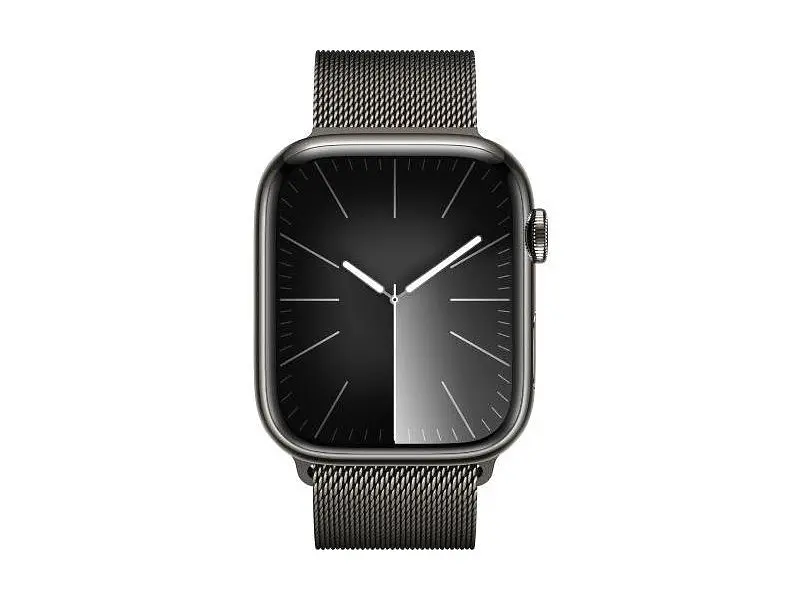 Смарт-годинник Apple Watch Series 9 GPS + Cellular 45mm Graphite S. Steel Case w. Midnight S. Loop (MRQN3+MT593) - фото 2