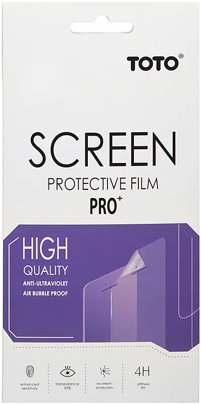 Защитная пленка TOTO PET Film Screen Protector 4H Universal 6.4'' - фото 5