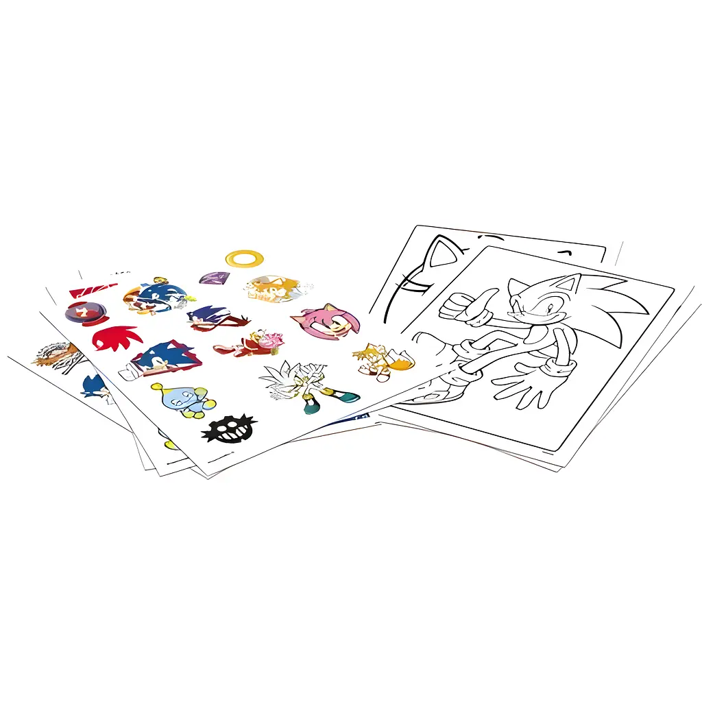 Раскраска Crayola Sonic 32 страницы и 4 страницы наклейок - фото 2