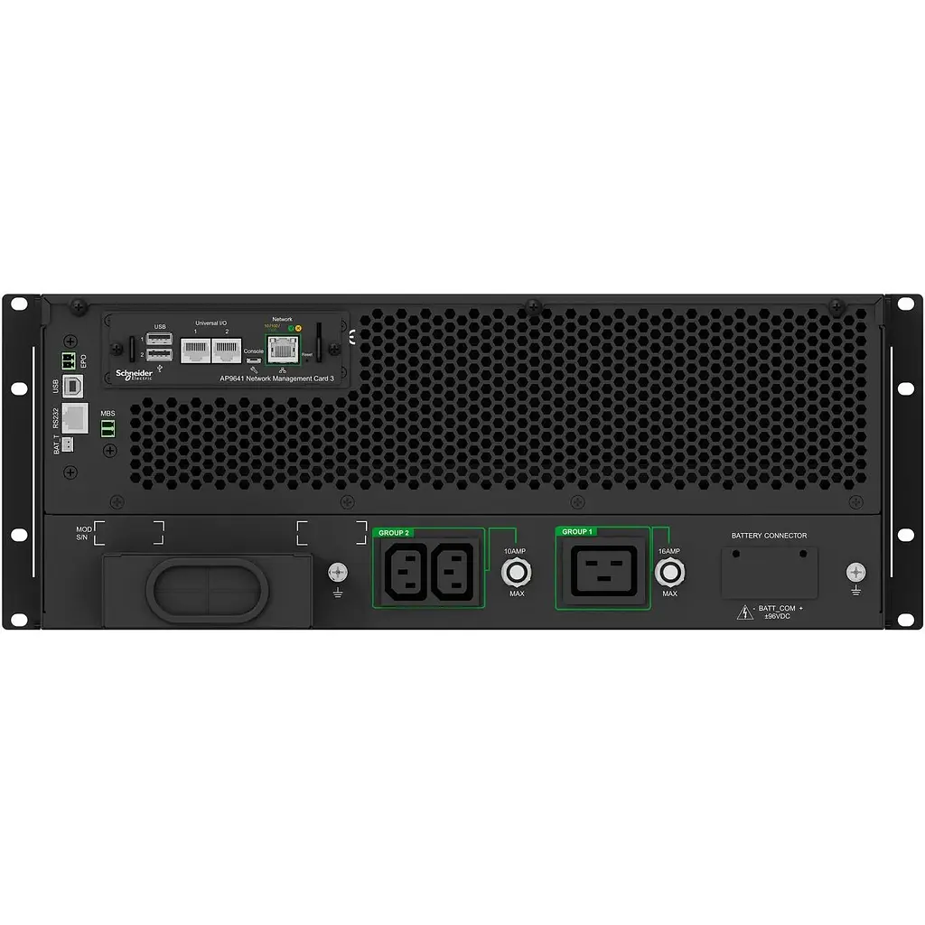 Источник бесперебойного питания APC Smart-UPS Online 5000VA/5000W, RT4U, LCD, USB, RS232, 2xC13, 1xC19 - фото 4