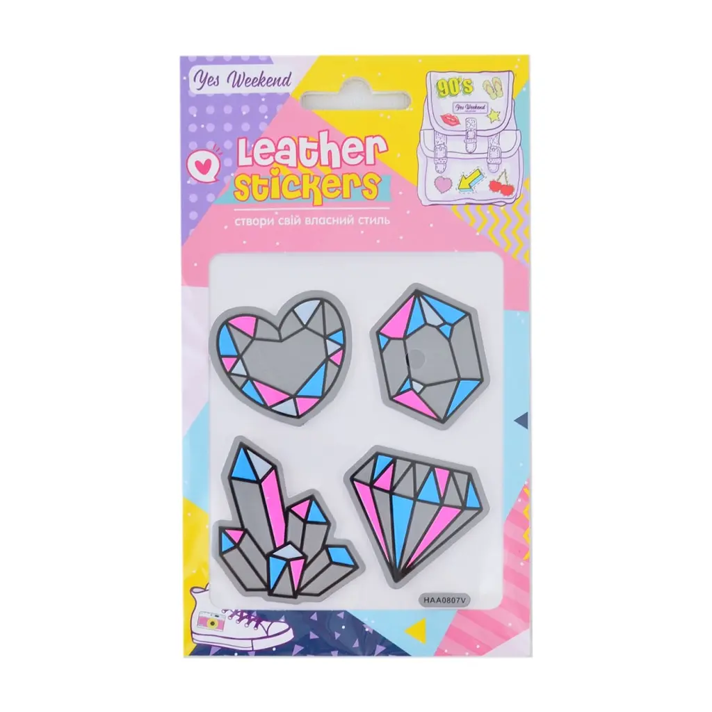 Стікер-наклейка Yes Leather stikers "Crystals" (531630)