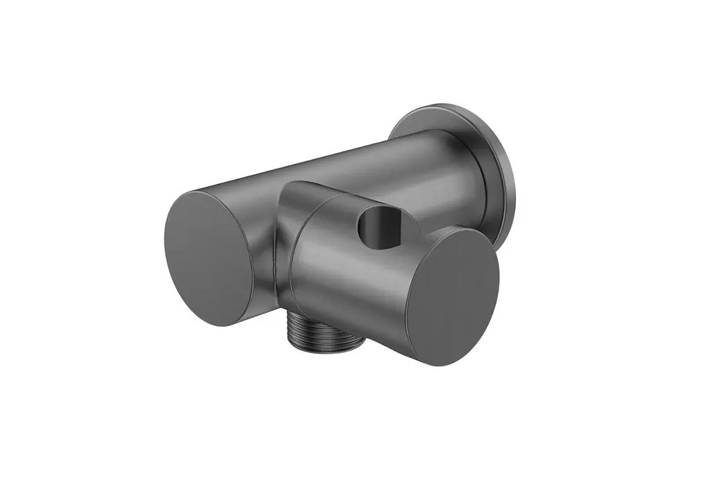 Змішувач для душу Kohlman Axel graphite настінний KPL-QW120AG, Графит - фото 3