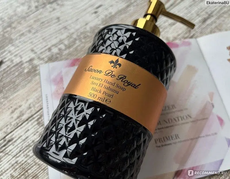 Крем-мило рідке Savon De Royal Luxury Hand Soap Black Pearl 500мл. - фото 3