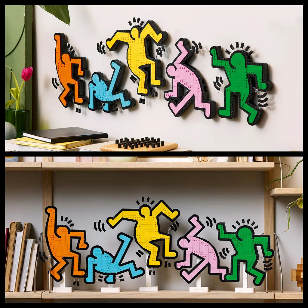Конструктор LEGO Art Кіт Гарінґ - Танцюючі чоловічки 1773 деталей (31216) - фото 17