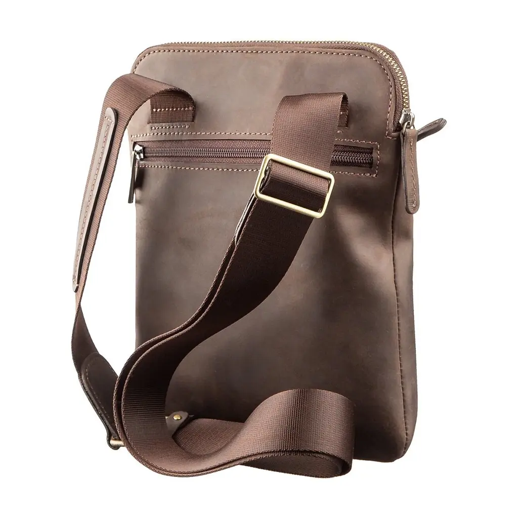 Сумка Shvigel З вінтажної шкіри Коричнева (11180) - фото 2