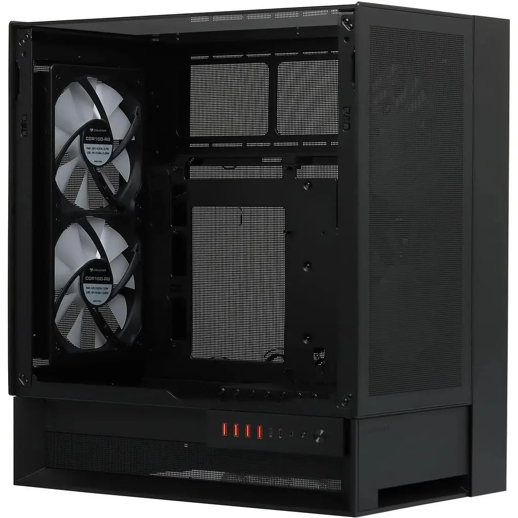 Корпус Cougar OmnyX RGB с закаленным стеклом без блока питания, белый (OMNY X RGB) - фото 10