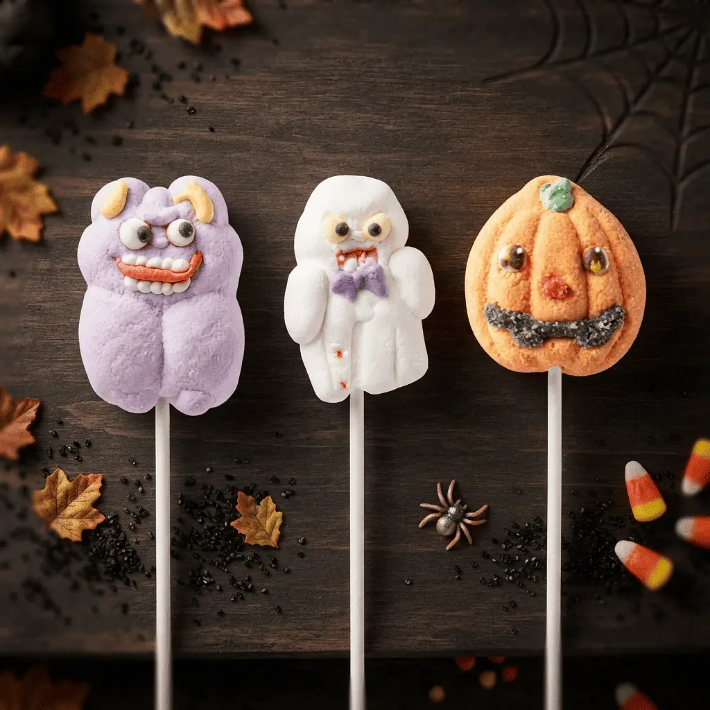 Маршмеллоу на паличці Halloween Lollipops Fruity Marshmallows 1шт - фото 6