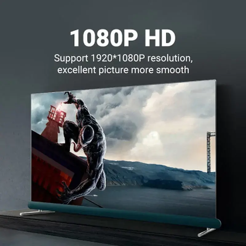 Кабель мультимедійний VGA M to VGA M 10.0m black Vention (DAEBL) - фото 2