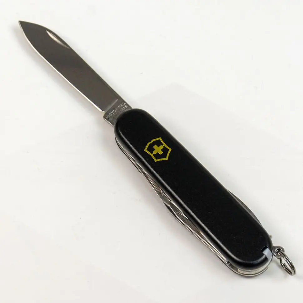 Ніж Victorinox Spartan Mat 91мм 12функ чорн.мат штоп жовт.лого - фото 10