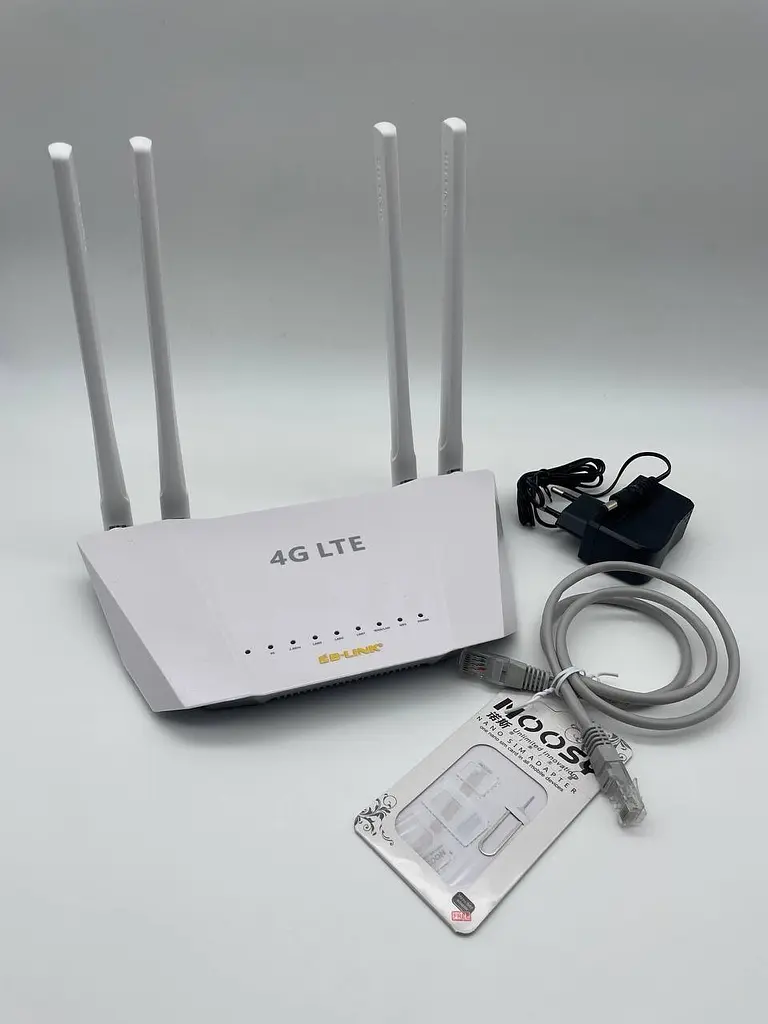 Роутер маршрутизатор 4G LTE з підтримкою SIM картки підключення до 32 пристроїв 300 Мбіт/с LB-Link BL-CPE450M 4G CPE - фото 3