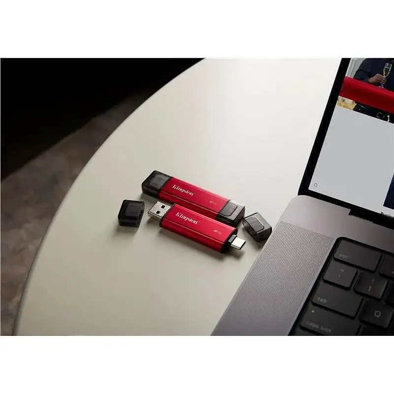 Портативний SSD Kingston 1TB USB 3.2 Gen 2 Dual USB-A R1050/W950MB/s teh0019268 - фото 2