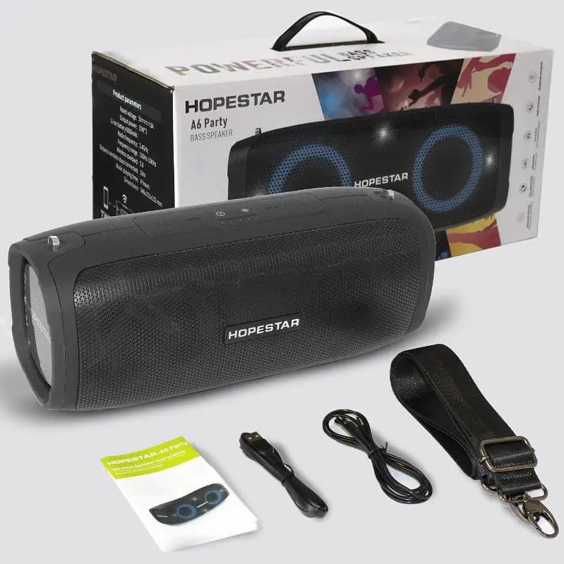 Блютуз колонка Hopestar A6 Party (світиться) (1756375394) - фото 2