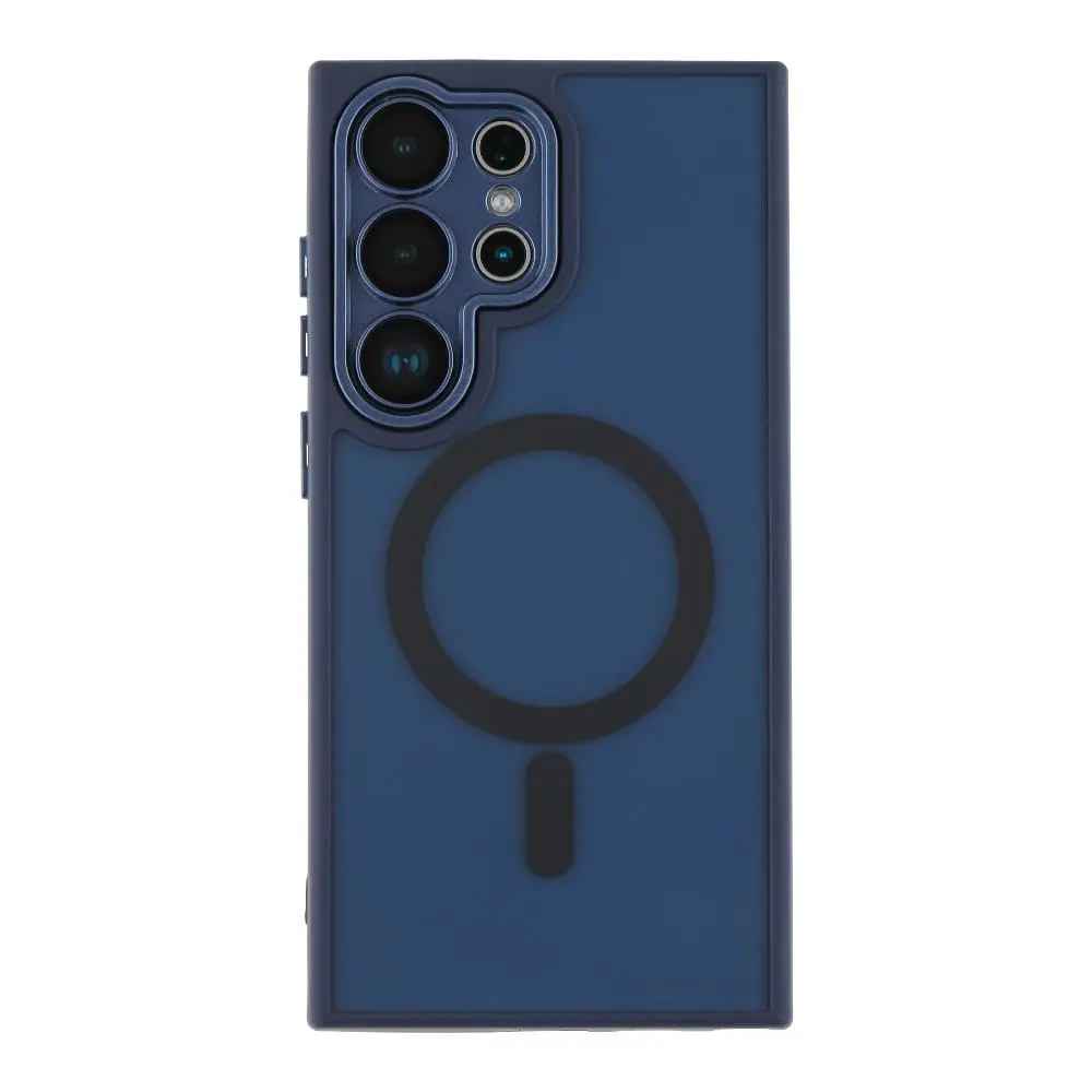 Чохол-накладка Magnetic Matte Camera Lens with Magsafe Samsung Galaxy S23+ 5G Dark Blue (35226_3345442)