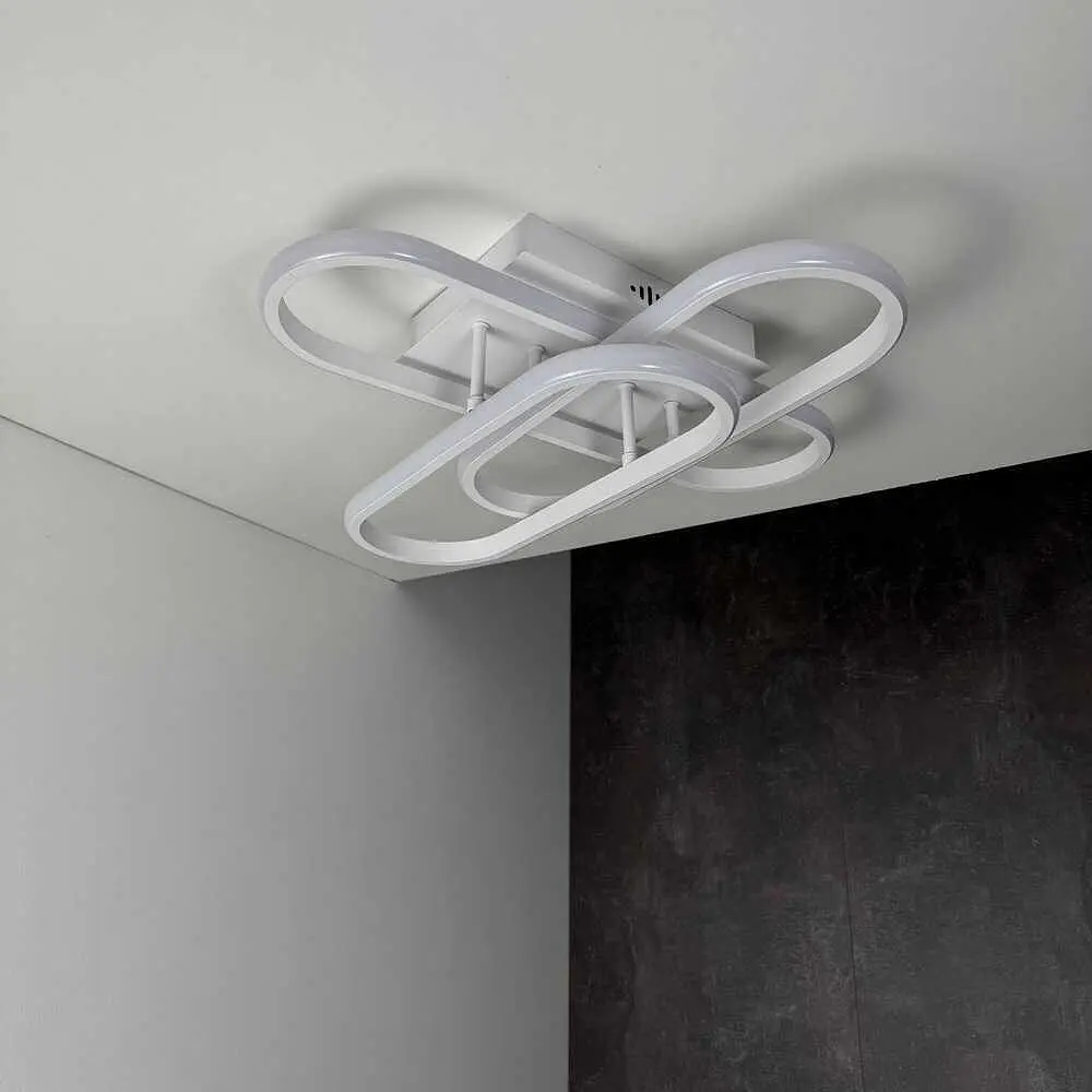 Світильник LED smart DIOR+пульт 90W 3000-5000K IP20 квадрат білий Violux ( 220925 ) - фото 2