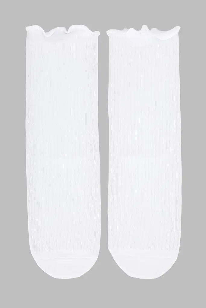 Шкарпетки для дівчинки Premier Socks Рюші 20-22 Білий (4820203340040A) (4820203340040) - фото 2