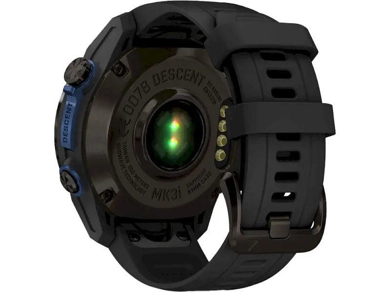 Спортивний годинник Garmin Descent Mk3i – 43 mm Carbon Gray DLC Titanium w. Black Silicone Band (010-02753-10/11) - фото 11