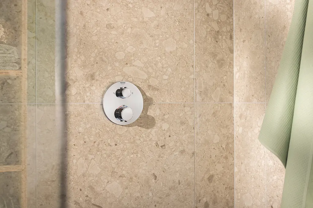 Душова система з термостатом прихованого монтажу Grohe Grohtherm з Rainshower Mono 310 34869000, Хром - фото 7