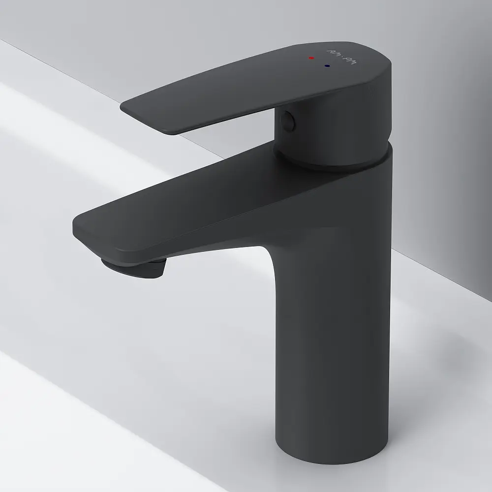 Смеситель для раковины AM.PM Gem черный F90E02122 - фото 3
