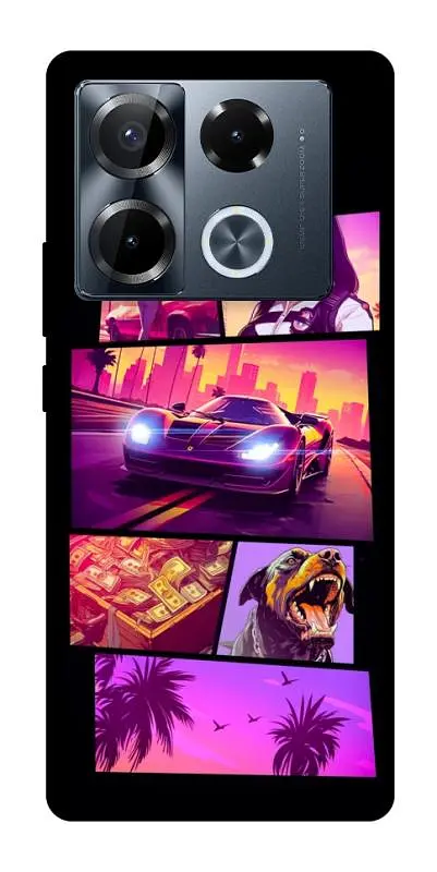 TPU чохол Demsky GTA vibes для Infinix Note 40 Pro 4G