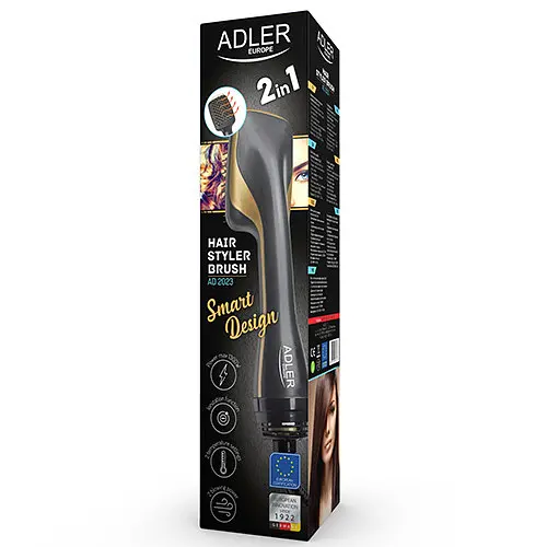 Фен сушарка для волосся Adler AD 2023 щітка 2 в 1 - фото 9