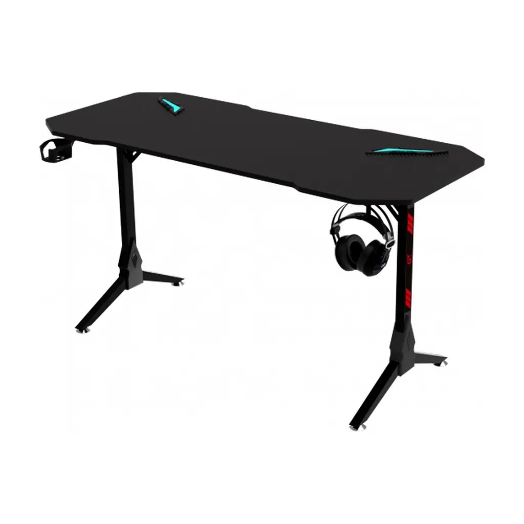 Комп'ютерний стіл GT Racer T-1211 Black (T-1211 (120x60x73) Black) - фото 5