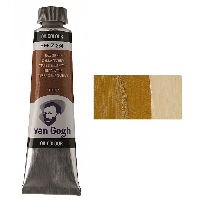 Фарба олійна Van Gogh (234) Сієна натуральна 40 мл Royal Talens (8712079219222)
