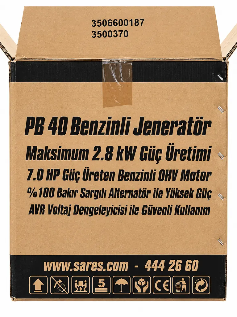 Бензиновий Генератор Proter PGS 3800 (2.8 - 3.1 кВт) - фото 5