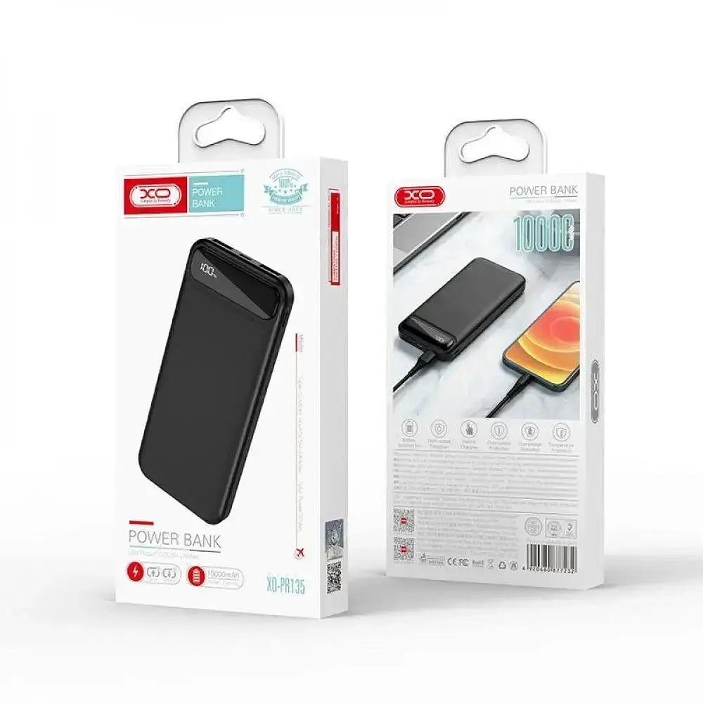 Портативный аккумулятор XO PR136 20000 mAh черный - фото 6