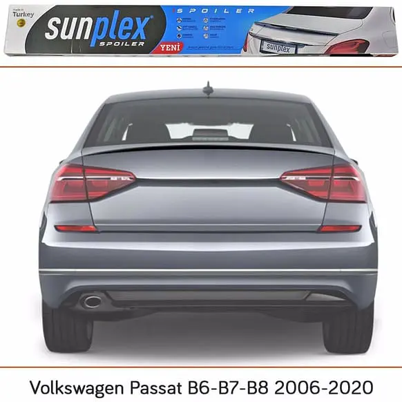 Спойлер багажника Лип Volkswagen Passat B7 2010-2014 SunPlex (SPO-2026106) - фото 2