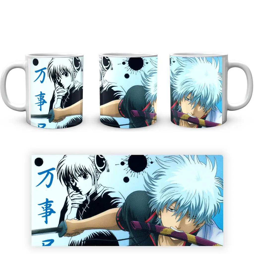 Кружка GeekLand Gintama Гинтама Гинтоки GTM 02.05 330 мл белая - фото 3