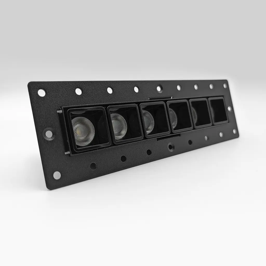 Встраиваемый светильник Skarlat RSL74146 6x2W BK 3000K - фото 3