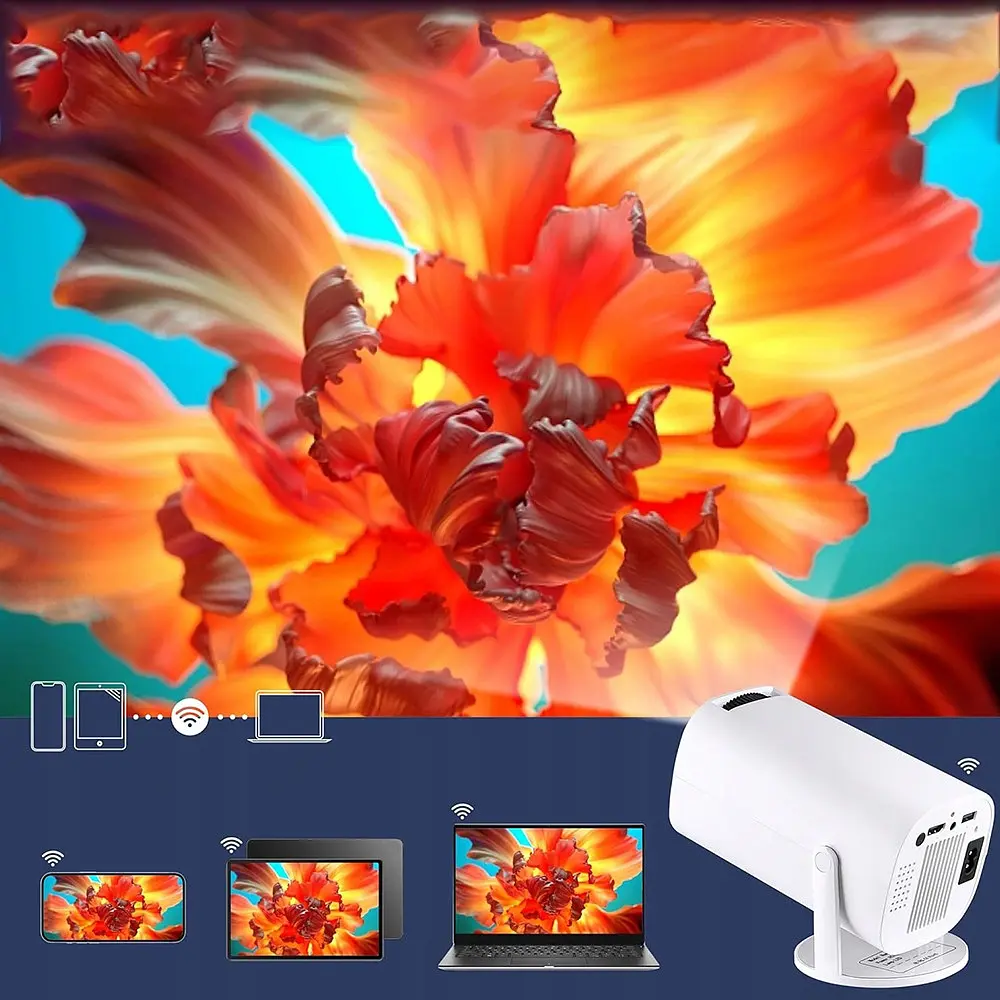 Мініпроектор Full HD 1080P з Wi-Fi, Bluetooth та Android - фото 6