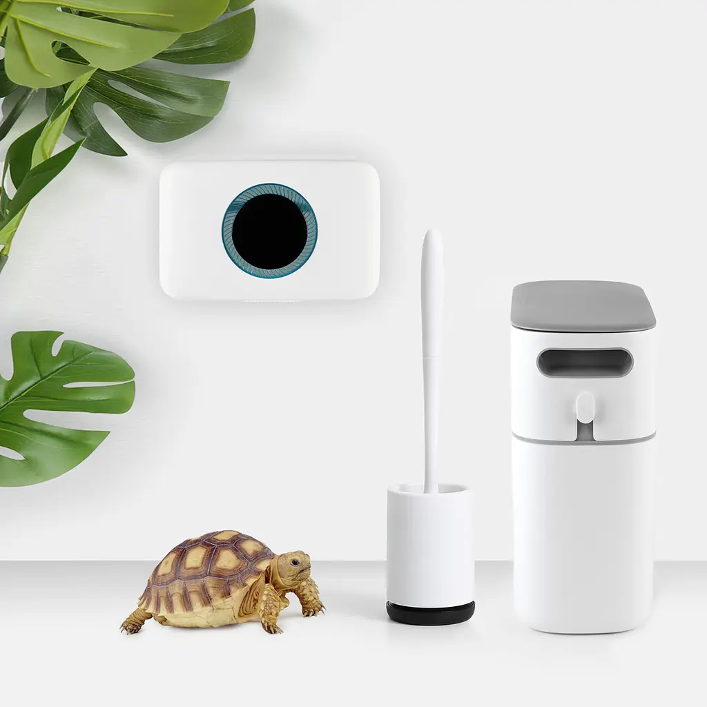 Набір аксесуарів для ванної кімнати МВМ My Home MVM-26 білий з чорним (MVM-MH-26 WHITE/BLACK) - фото 4