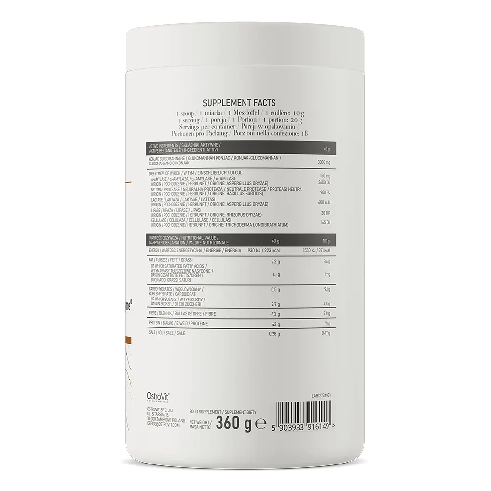 Протеїн OstroVit Beauty Blend for Shape Вершкова полуниця 360 г - фото 2
