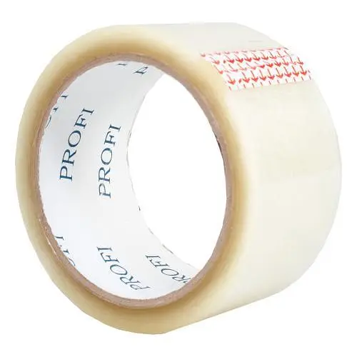 Скотч пакувальний Profi, 45 мм x 100 м, 40 мкм, прозорий