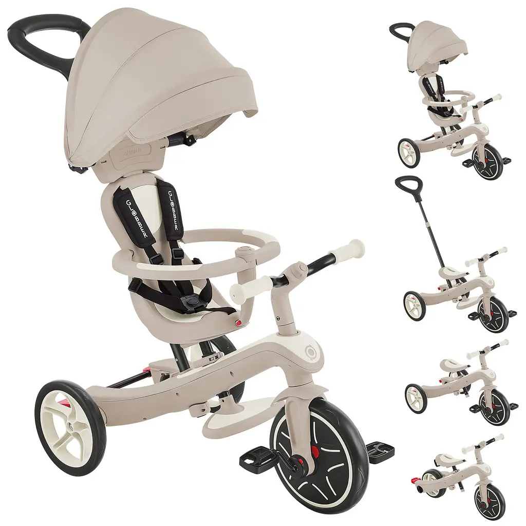 Велосипед дитячий Globber Explorer Trike 4в1 до 20 кг кокос (637-566) - фото 2