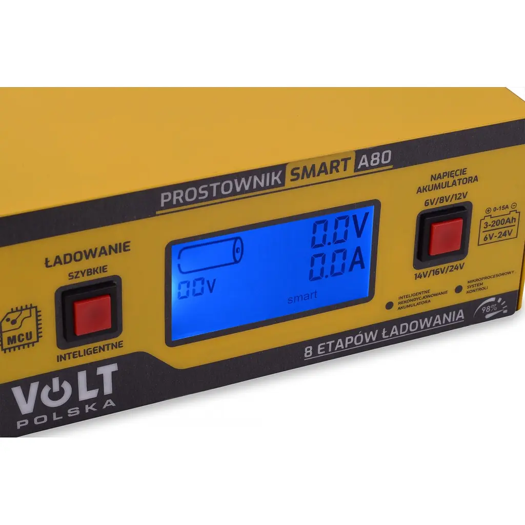 Зарядний пристрій Volt Polska SMART 6V/12V/24V 15A A80 - фото 2