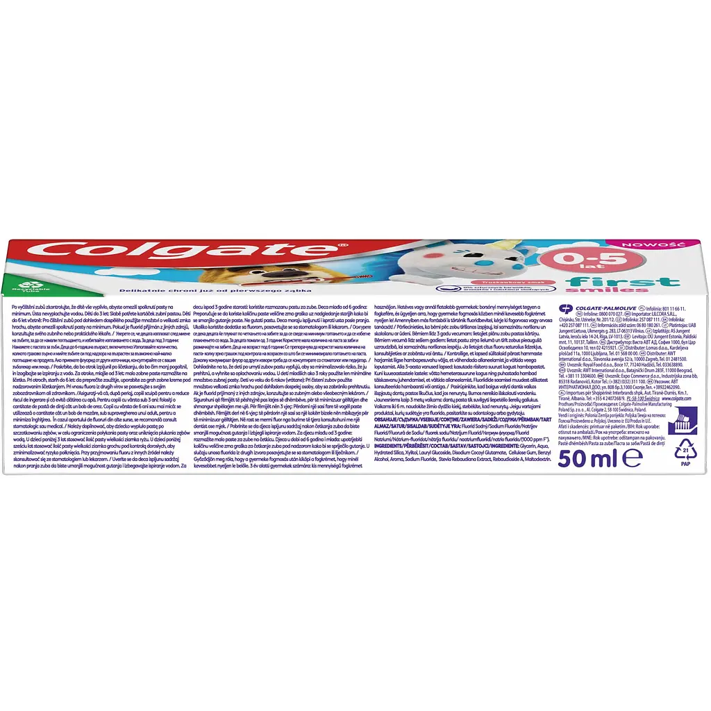 Дитяча зубна паста Colgate First Smiles для дітей 0-5 років 50 мл - фото 5