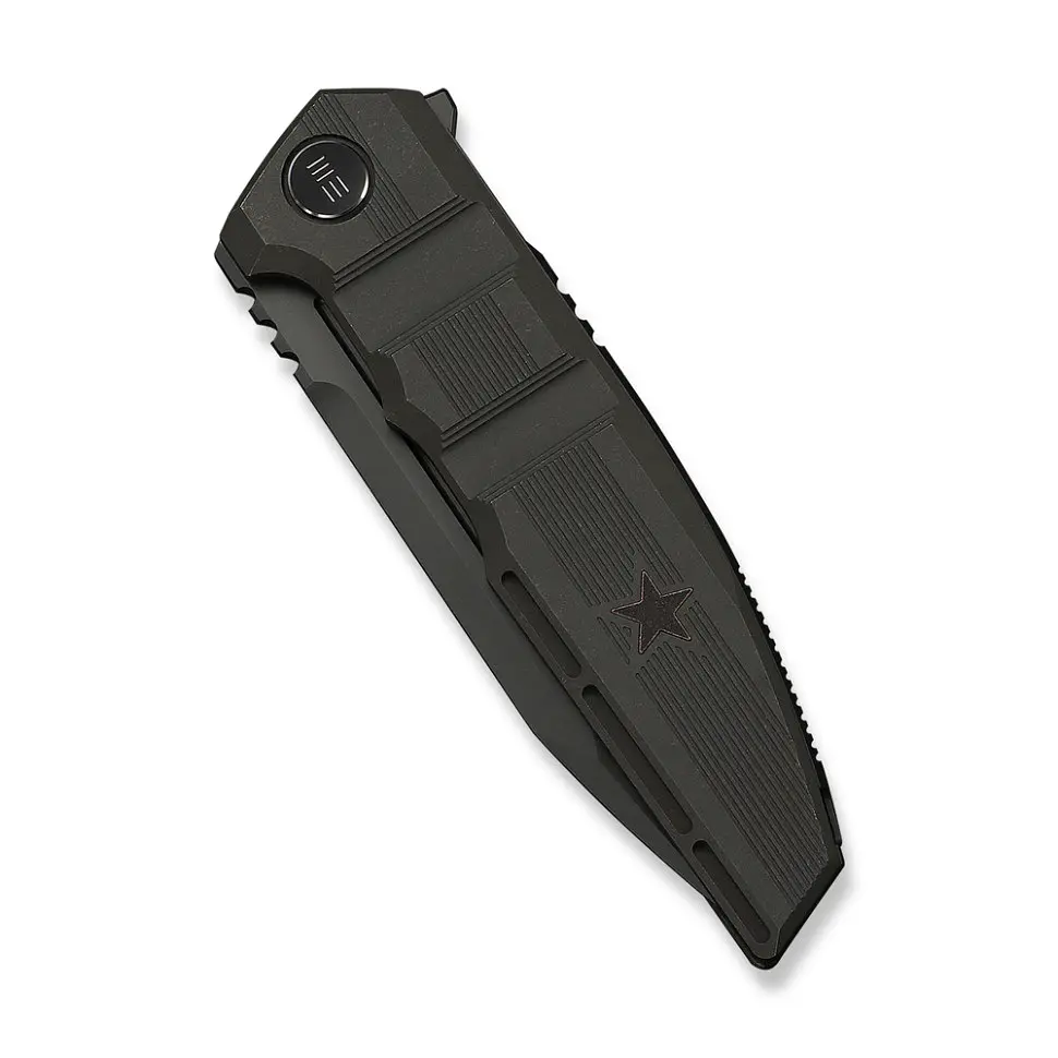Ніж складаний туристичний Weknife Breach (9.8 см) Bohler M390 / Titanium вугільно-сірий - фото 4