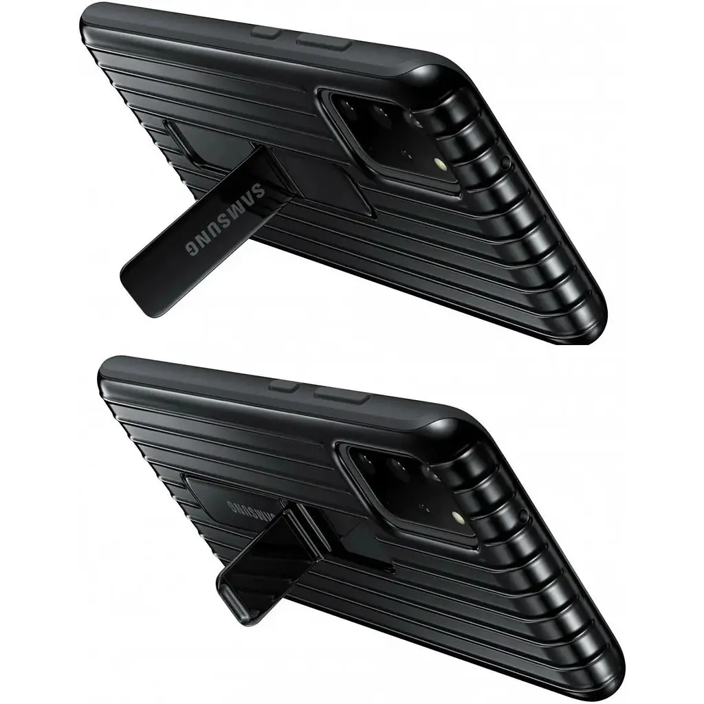 Оригинальный чехол Samsung для Galaxy S20 Plus (6.7") Protective Rugged Standing Cover Black (EF-RG985CBEGRU) - фото 10