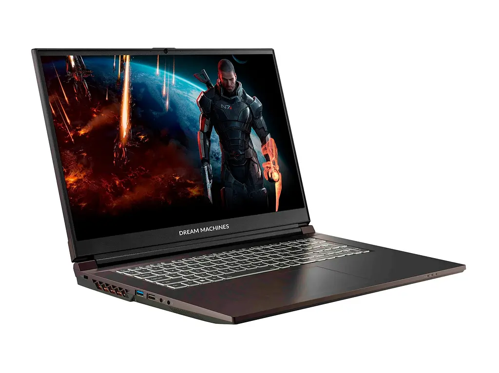 Ноутбук Dream Machines RG4050-17 17.3FHD IPS, Intel i7-14700HX, 32GB, F1TB, NVD4050-6, DOS, чорний (RG4050-17UA31) - фото 4