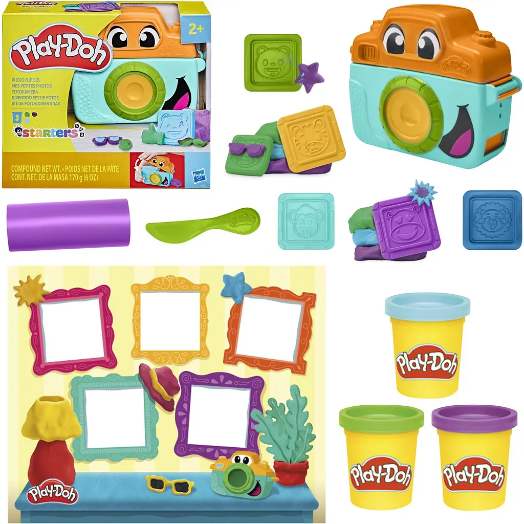 Набір для творчості з масою для ліплення Hasbro Play-Doh Фотокамера (G0502) - фото 2
